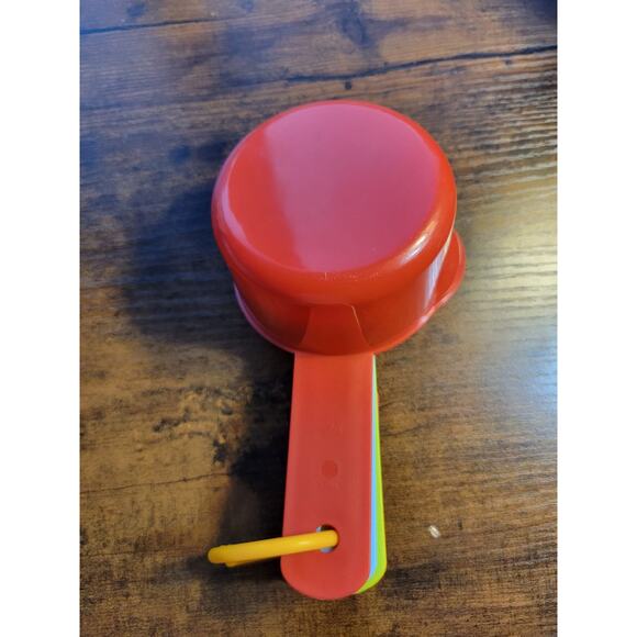 Set Of 8 Multi-Color Nesting Measuring Cups & Spoons - Picture 6 of 8